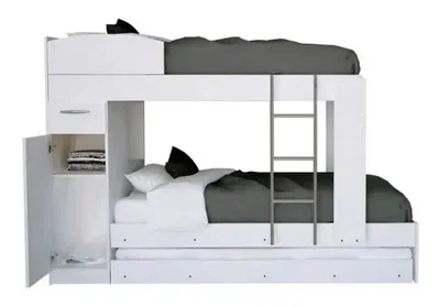 CAMA CUCHETA PLATINUM BLANCA TRIPLE