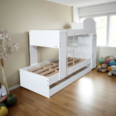 CAMA CUCHETA PLATINUM BLANCA TRIPLE