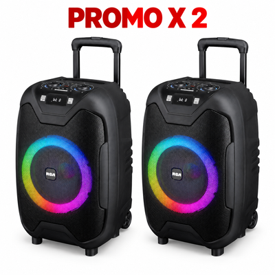 PROMO X 2 PARLANTE PORTÁTIL RCA PARTY 10