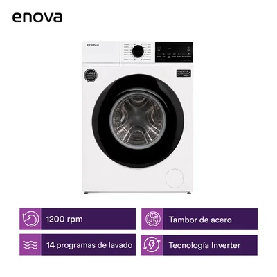 LAVARROPAS ENOVA INVERTER 8 KG 1200 RPM LE08F12-BL