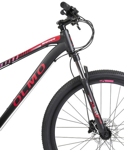 BICICLETA MTB OLMO SAFARI 295 TALLE 16 DISC. HIDR. NEGRO/FUCSIA