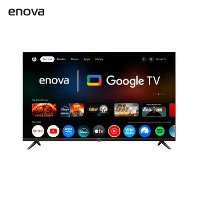 SMART TV ENOVA 85" QLED 4K UHD FRAMELESS GOOGLE TV TE85UG10