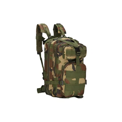 MOCHILA TÁCTICA CAMUFLADA 30 LTS VERDE CAMUFLADA WAGGS MT001