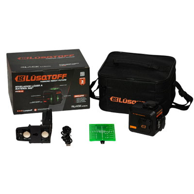 NIVEL LASER LUSQTOFF A BATERIA 360º NV3L-9