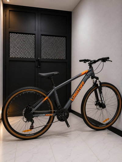 BICICLETA LUSQTOFF MTB AERONX ALUMINIO R29 TM GRIS