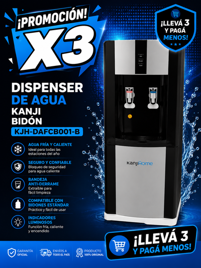 PROMO X 3 DISPENSER DE AGUA KANJI BIDÓN KJH-DAFCB001-B