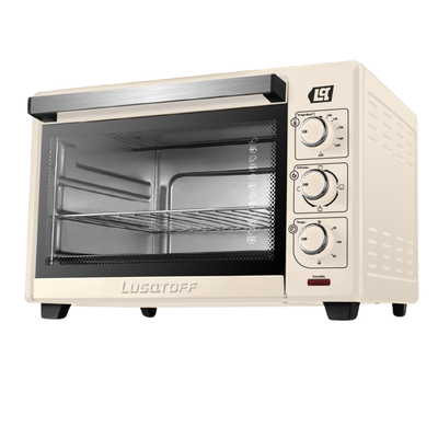 HORNO ELÉCTRICO LUSQTOFF 45 LTS CREAM LQ-HE45C