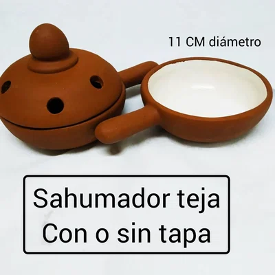 SAHUMADOR CON TAPA TERRACOTA