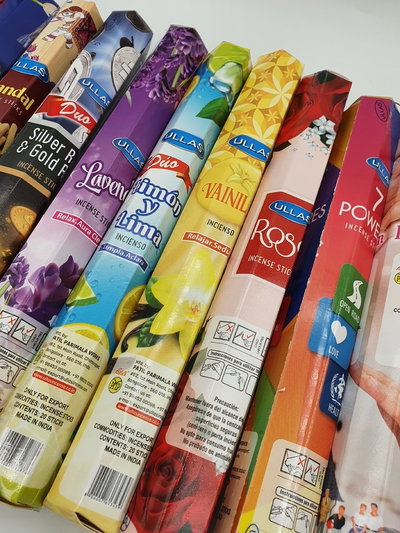 SAHUMERIO ULLAS HEX X 20 VARILLAS