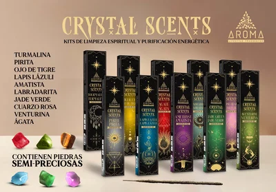 CRYSTAL SCENTS CON PIEDRAS PRECIOSAS