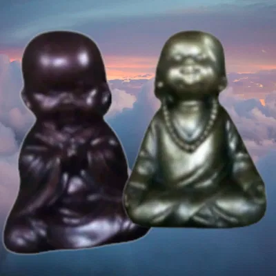 NIÑO BUDA PATINA OSCURA 