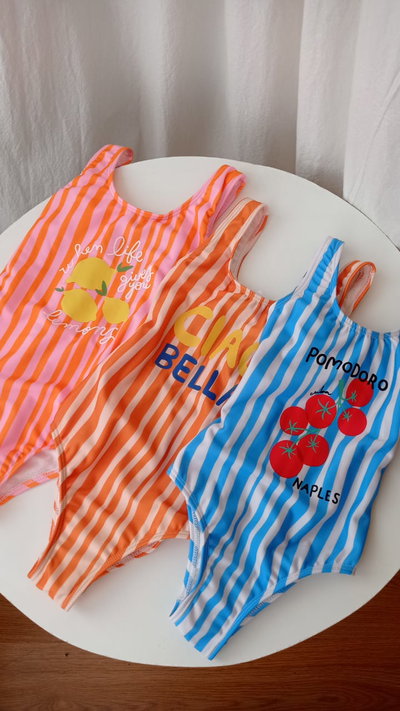 Enteriza rayada de nena