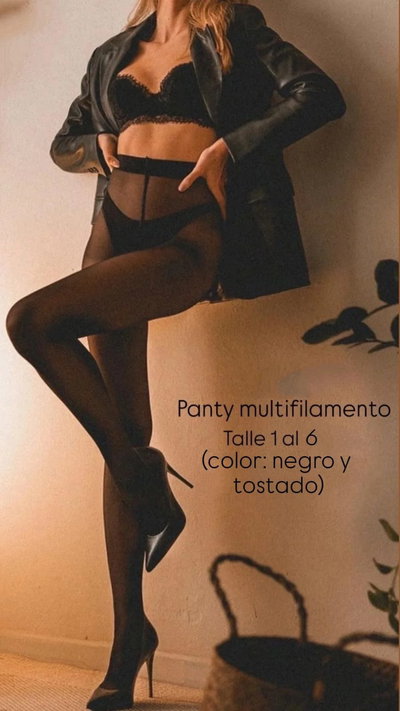 Panty de multifilamento art. 09
