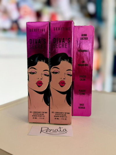 Gel íntimo Diva´s Secret - Efecto Calor 30g