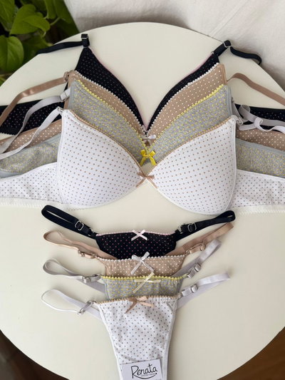 Conjunto Triángulo Soft Puntitos 