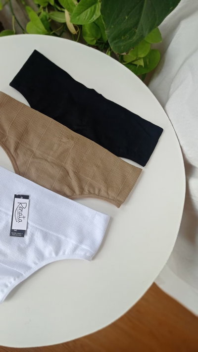 Bombacha Less Seamless Microfibra / Cintura Alta 