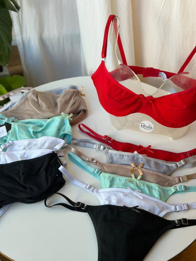 Conjuntos de Algodón con Arco