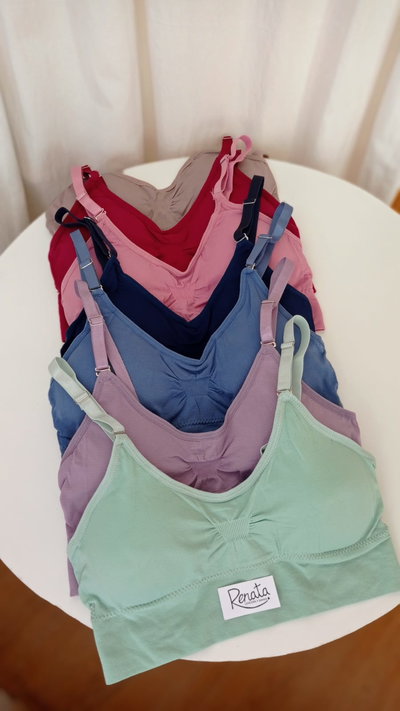 Top Microfibra en Colores - Sin Broche