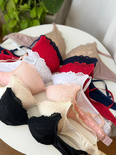 Conjunto Soft de Lycra con Encaje