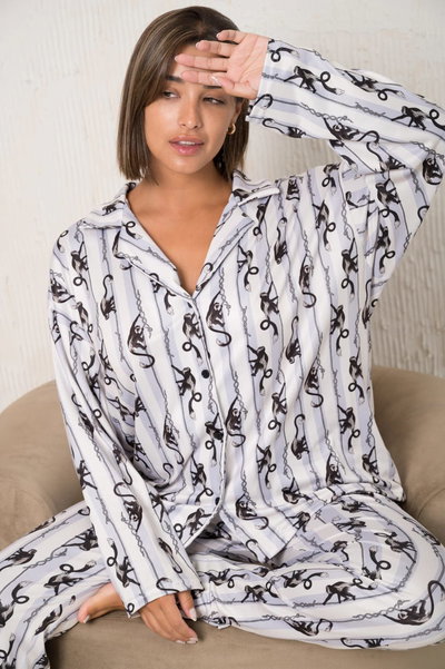 Pijama Camisero - MONKEY