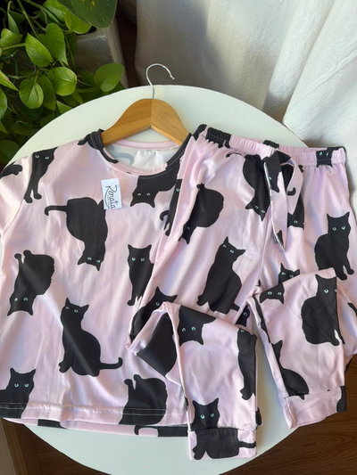 Pijama Rosa Gatito