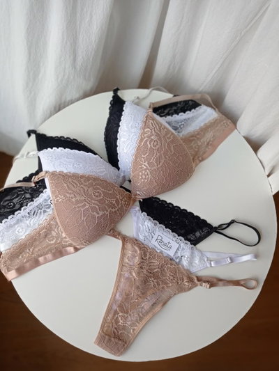 Conjunto Taza Soft de Encaje 