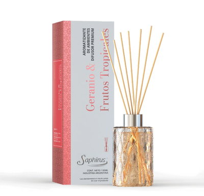 Geranio y Frutos Tropicales