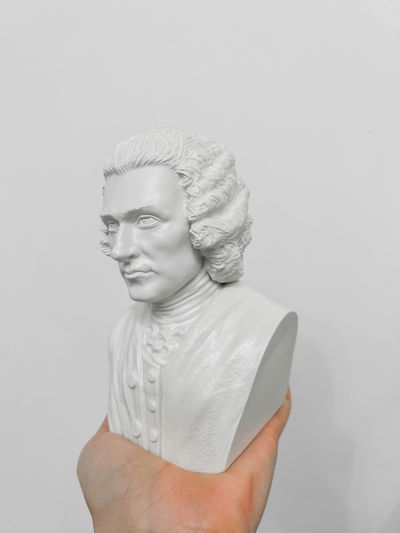 Busto de Jean-Jacques Rousseau