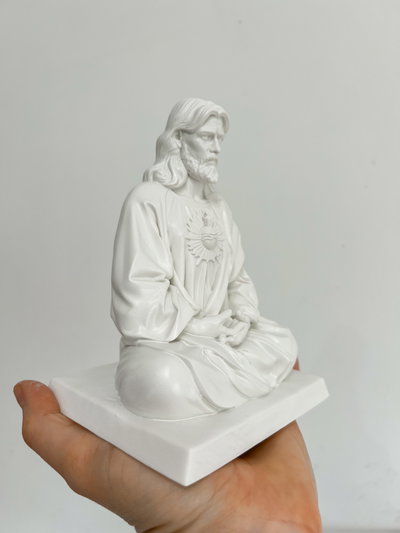 Jesús meditando 