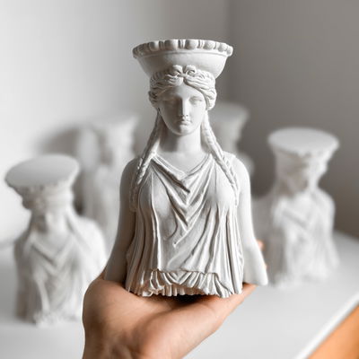 Escultura Cariátide 17cm