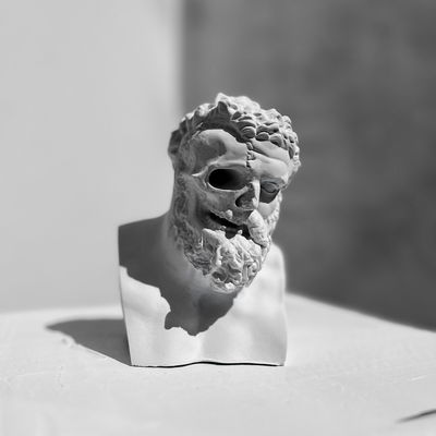 Escultura Hércules Calavera 15cm