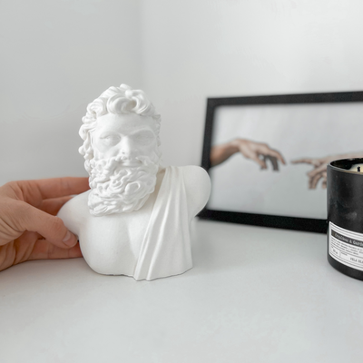 Escultura Jupiter Zeus 15cm