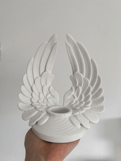 Portavelas Alas para una vela de noche