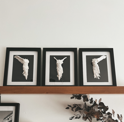 Tríptico Nike (negro)