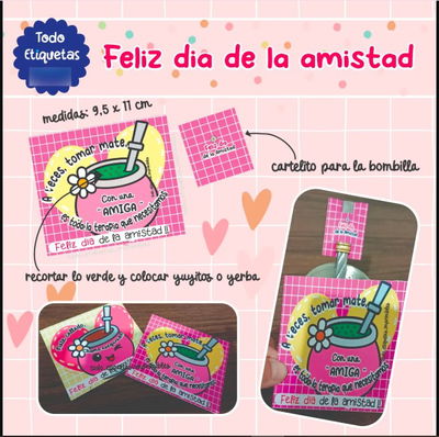 Kit imprimible Mate Cute