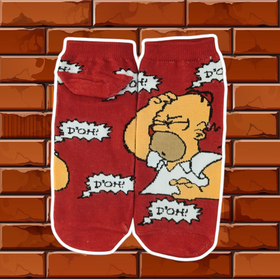 Homero Doh fondo rojo
