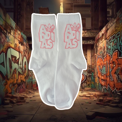 Adidas letras huecas rosa