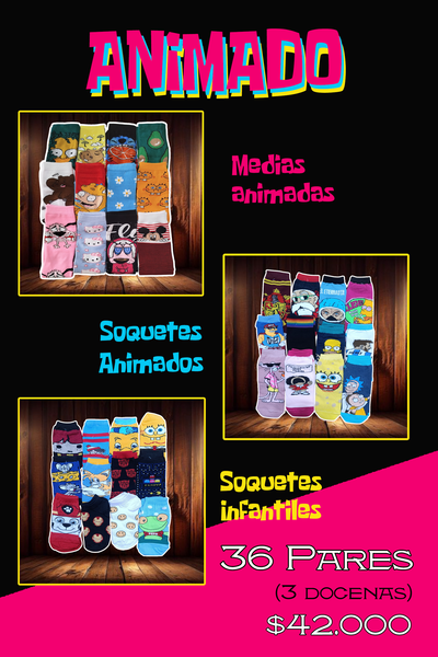 "ANIMADO" 36 Pares x $42.000