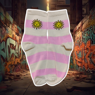 Argentina rayado rosa con sol