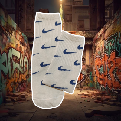 Nike multi pipa beige con celeste