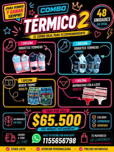"TERMICO 2" 48 unidades x $65.500