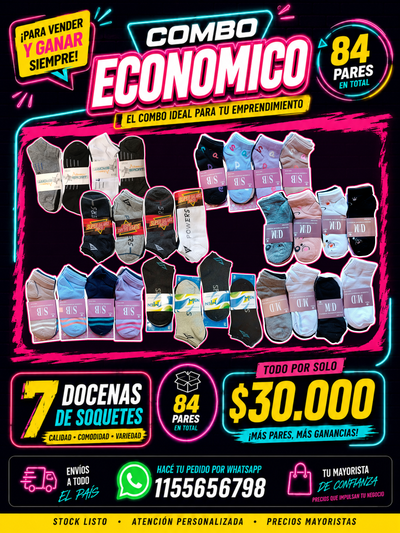 "ECONOMICO" 84 Pares x $30.000