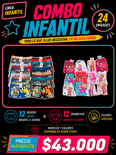 "INFANTIL" 24 unidades 
