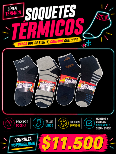 SOQUETES TERMICOS HOMBRE - Modelos disponibles segun stock