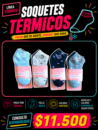 SOQUETES TERMICOS MUJER - Modelos disponibles segun stock