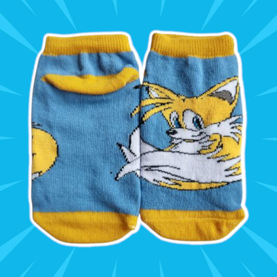 Tails fondo azul