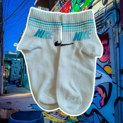 Soquete ALTO Nike degrade celeste