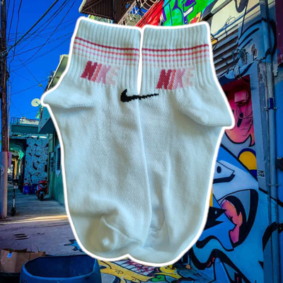 Soquete ALTO Nike degrade rosa