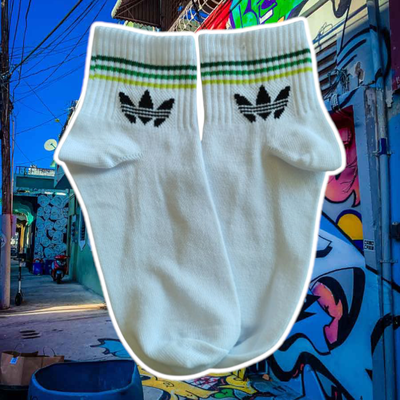 Soquete ALTO Adidas degrade verde