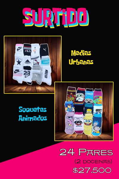 SURTIDO 24 Pares x $27.500